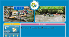 Desktop Screenshot of canoe-kayak-beaurainville.com