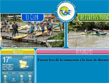 Tablet Screenshot of canoe-kayak-beaurainville.com